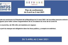 Plan de confinement du 5 avril au 2 mai